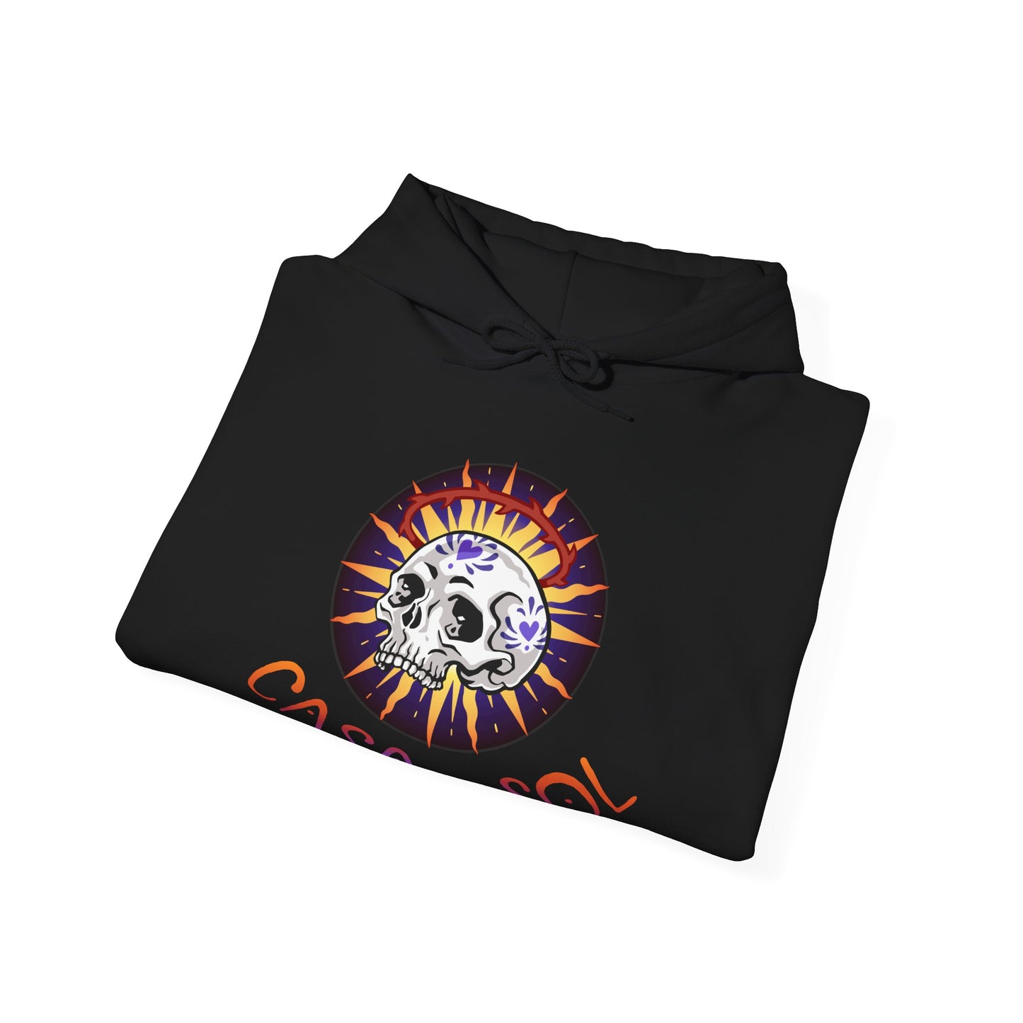 Casa Del Sol Psychedelic Skull Hoodie