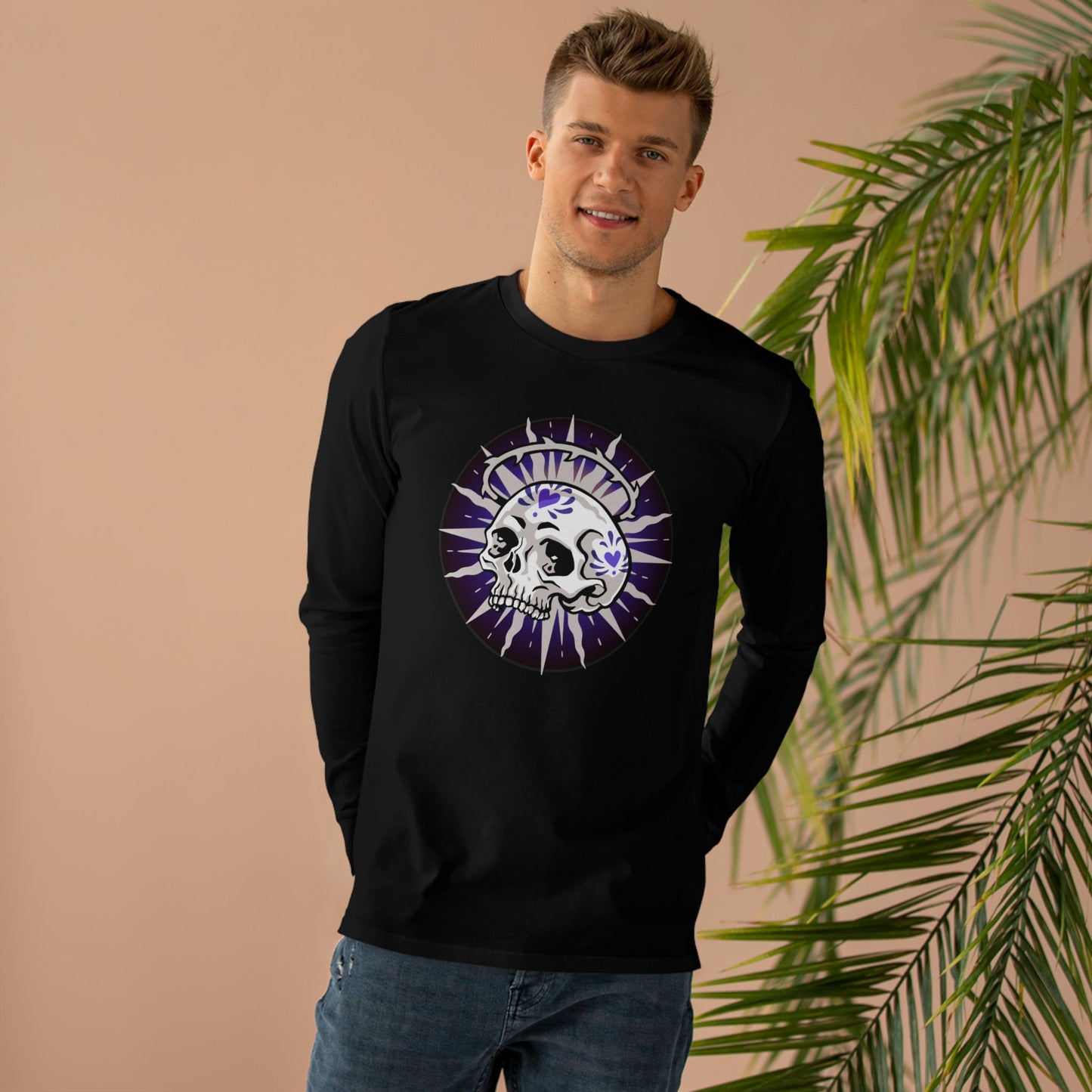 Purpalicious Skull Long Sleeve Shirt