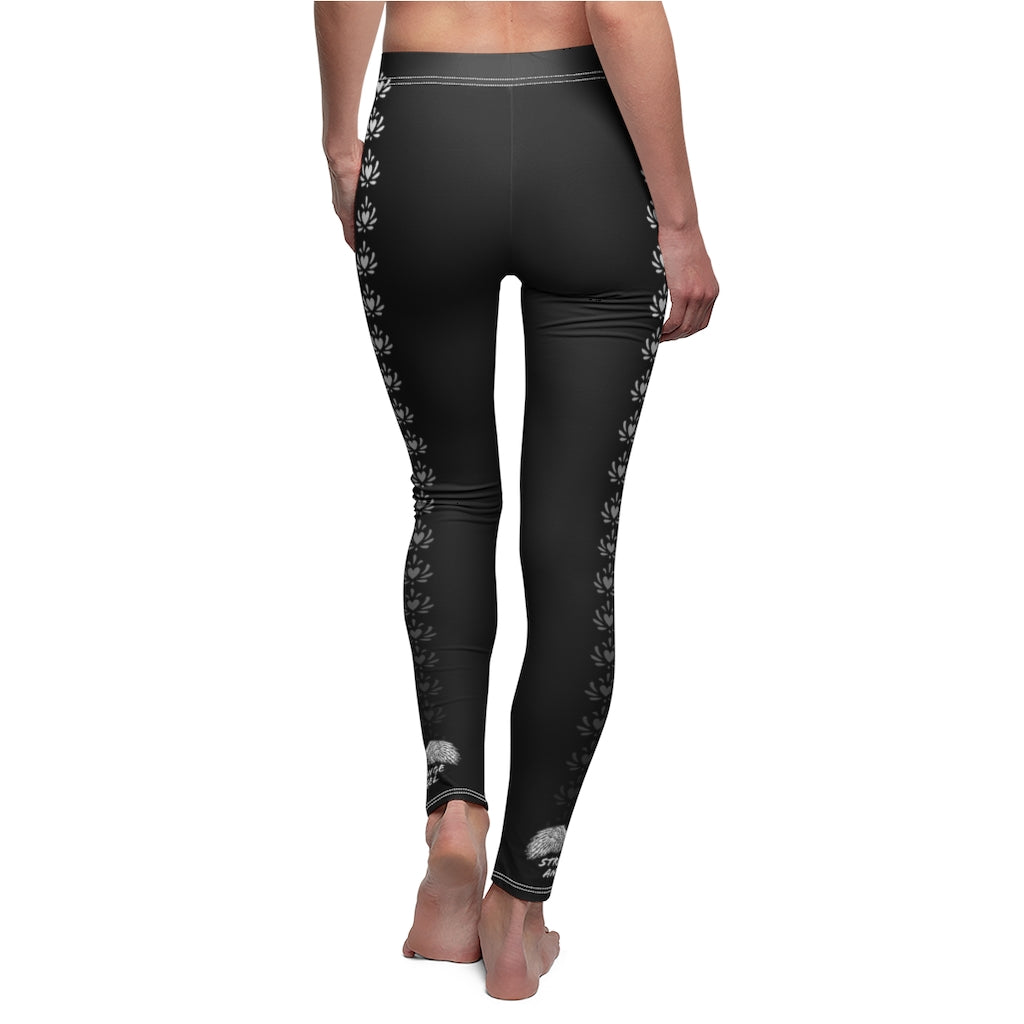 Strange Angel Leggings - Corazon Mexican Hearts